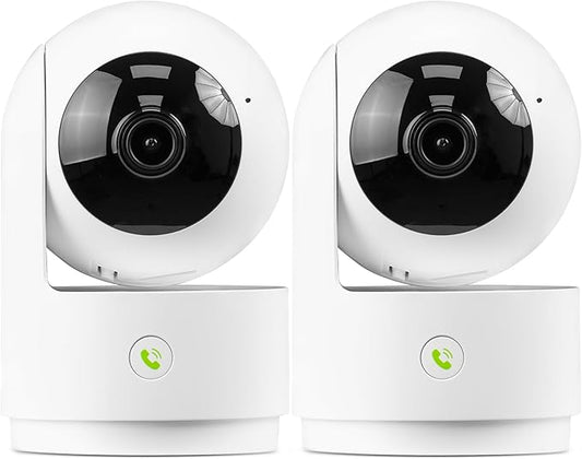 Vicohome 2K Indoor Camera, 5GHz Wi-Fi, Plug-in, AI Tracking, Home Security, Pet/Baby Monitor, 360° View Pan/Tilt, Two Way Audio, Night Vision, Easy to Setup, Audible Alarm, 180 Days Exchange Policy