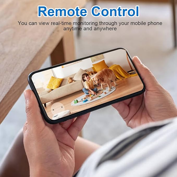 FHD 1080p Dome Camera WiFi Wireless Phone Charger,Indoor Security Camera with Motion Activated, (Rotate Lens) 250°Viewing Angle for Home Security(2.4/5G)