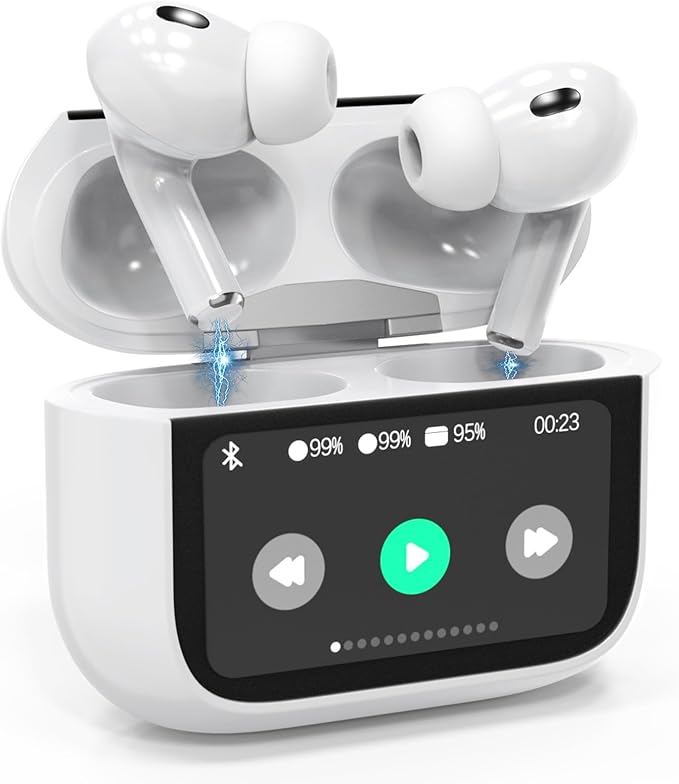 AI Language Translator Earbuds,Instant Translation,3-in1 English-Spanish Translation Device,Seamless Global Conversations, AI Bluetooth Earbuds with Charging Dock for Travel, Meetings, and Study