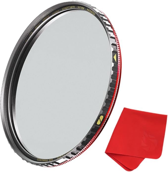 X4 CPL 60mm Circular Polarizer Filter - Schott B270 - MRC16 - Nano Coating - Weather Sealed - 25 Year Support by Breakthrough Photography