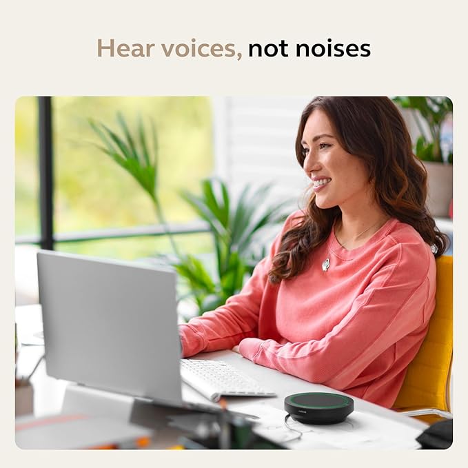 Jabra Speak2 75 (2025 Edition) Wireless Bluetooth Speakerphone - 4 Noise-Cancelling Mics, 65mm Speakers - New Linking Feature - USB-A Dongle - Certified for Microsoft Teams - Dark Grey
