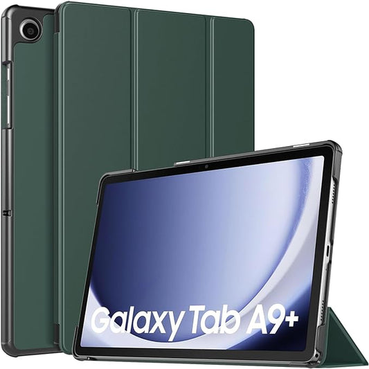 TiMOVO Case for Samsung Galaxy Tab A9+/A9 Plus 11 Inch 2023, Slim Lightweight Stand Hard Back Shell Protective Cover for Galaxy Tab A9+ Tablet SM-X210/X216/X218, Auto Wake/Sleep, Midnight Green