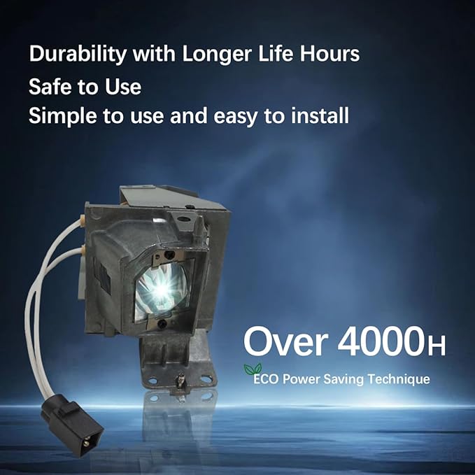 NP36LP Replacement Projector Lamp Bulb Compatible with OPTOMA S310X W312 X312 NEC V302X H5380BD P1283 P1383W X113PH NP-V302W NP-V302X H6519ABD ACER P1283 P1383W Projectors, with Housing