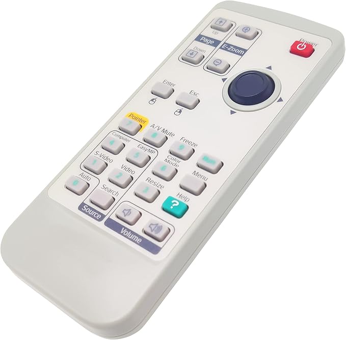 1291754 Projector Remote Control for Epson EX100, PowerLite 1700C/ 1705C/ 1710C/ 1715C/ 732C/ 737C/ 740C/ 745C/ 750C/ 755C/ 760C/ 765