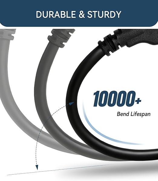 Micro B to USB C Cable, 3FT USB External Hard Drive Cable, High-Speed Data Transfer Cord for WD My Passport, Seagate, Toshiba, MacBook Pro/Air, iPad, iPhone 15/16, Samsung Galaxy S24, PC and More