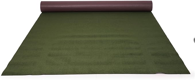 Marine Carpet,6 FT x 18 FT Olive Green Indoor Outdoor Carpet 0.2" Thick with Water-Proof TPE Backing, Non-Slide for Home, Patio, Porch, Deck