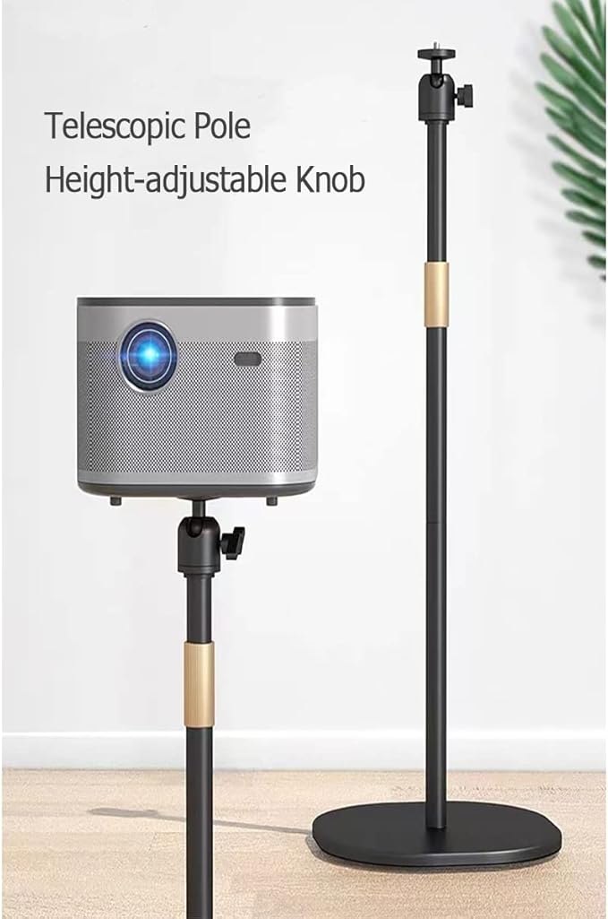 Projector Stand - Adjustable Height Universal Ceiling Mount Compatible with EPSON, XGIMI, VANKYO, Jinhoo, AuKing