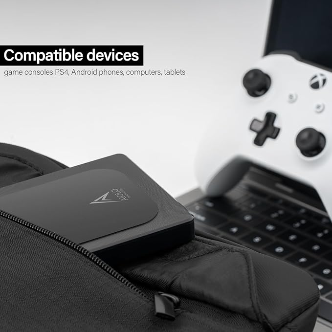 320GB External Hard Drive Ultra Slim Portable HDD-USB 3.0 for PC, Mac, Laptop, PS4, Xbox one,Xbox 360 HD-A4