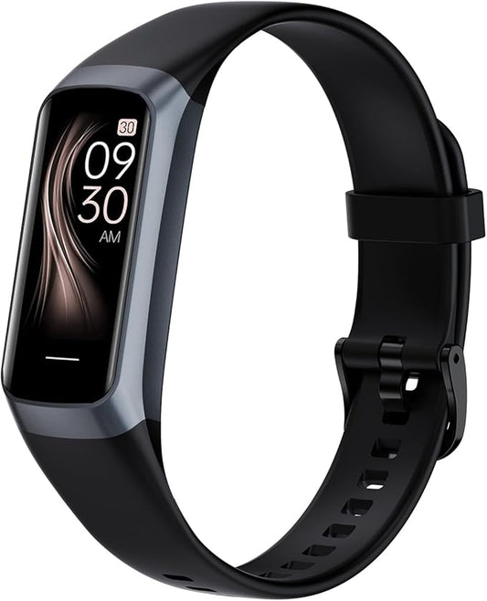Fitness Tracker with 24/7 Heart Rate Blood Oxygen Sleep Monitor,Activity Tracker with 1.1" AMOLED Touch Color Screen, Multiple Sport Modes Step Counter,IP68 Waterproof for Women Men
