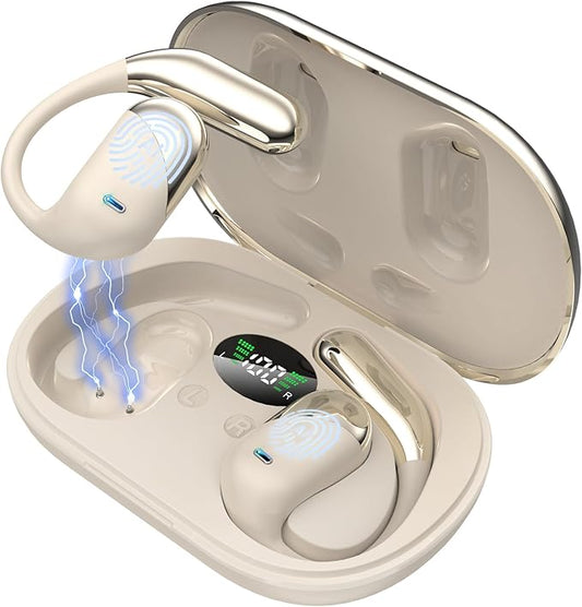 AI Translation Earbuds Real Time - Audifonos Traductores Inglés Español, 3-in-1 Translator Device, Supports 144 Languages & Accents, Open Ear Earbuds with Charging Case