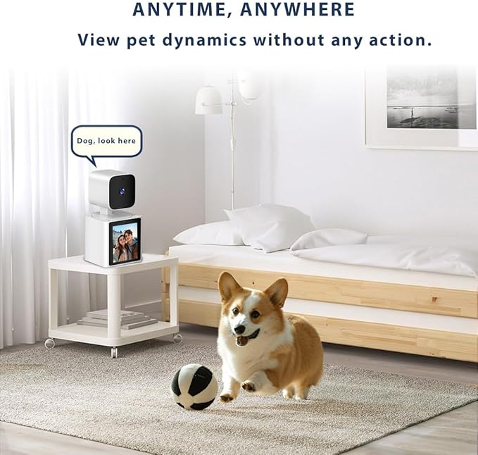 Home Security Camera Indoor,Pet Camera,1080P Dog Camera with Two Way Video,Monitor for Elderly/Baby/Nanny/Pet/Dog with app,Pan/Tilt WiFi Cameras,Night Vision,CS10