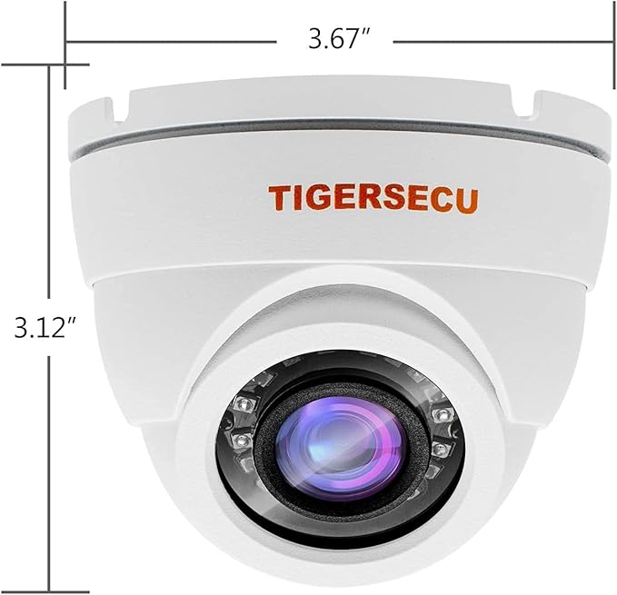 TIGERSECU 1080P 16-Channel 8 Combo Cameras DVR Security Bundle