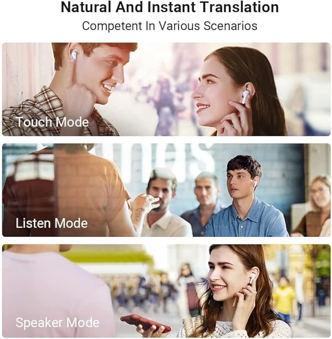 Timekettle M3 3 in 1 Language Translation Earbuds,43 Languages & 96 Accents, Offline Translator, No Subscription,for Exploring Expat Life Freely, APP Compatible with iOS & Android
