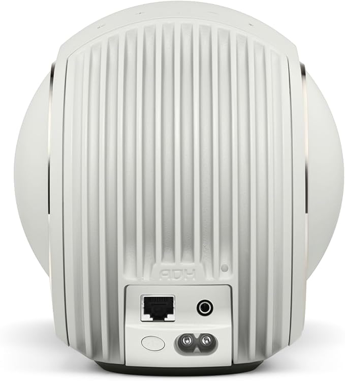 Devialet - Phantom Ultimate 98 dB - Light Pearl - Zero Distortion - High-Resolution Audio Processing - Multiroom Sync. - Home Audio Speaker