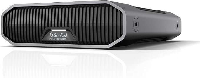 SanDisk Professional 24TB G-Drive Enterprise-Class External Desktop Hard Drive - 7200RPM Ultrastar HDD Inside, USB-C (10Gbps), USB 3.2 Gen 2, Mac Ready - SDPHF1A-024T-NBAAD