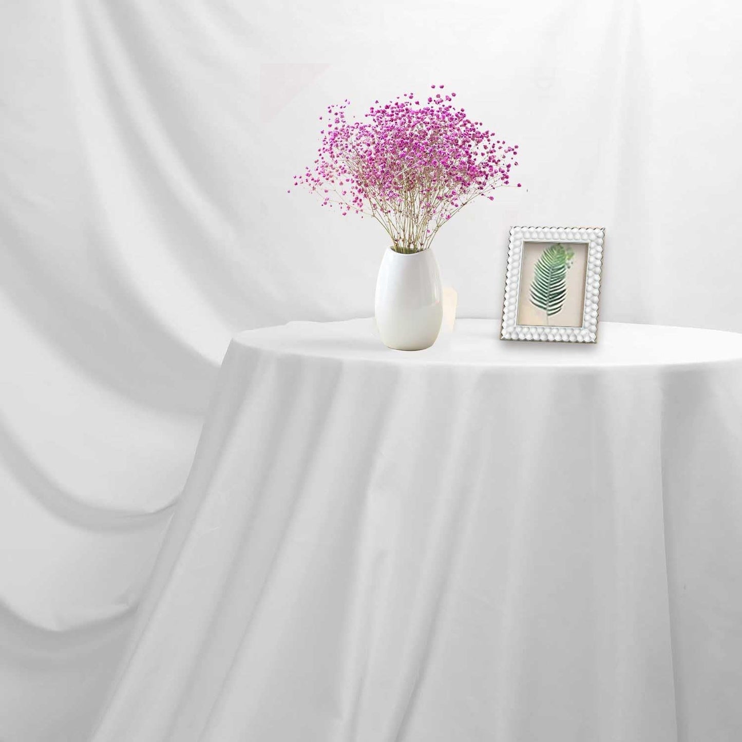 White Photo Backdrop for Photoshoot White Background for Photography Photo Backdrop Curtain for Party 10x20 FT