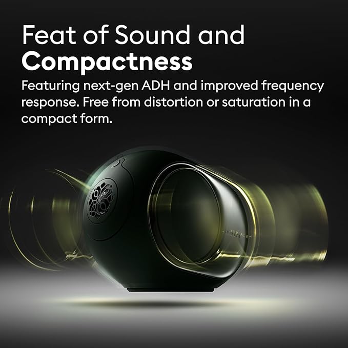 Devialet - Phantom Ultimate 98 dB - Deep Forest - Zero Distortion - High-Resolution Audio Processing - Multiroom Sync. - Home Audio Speaker