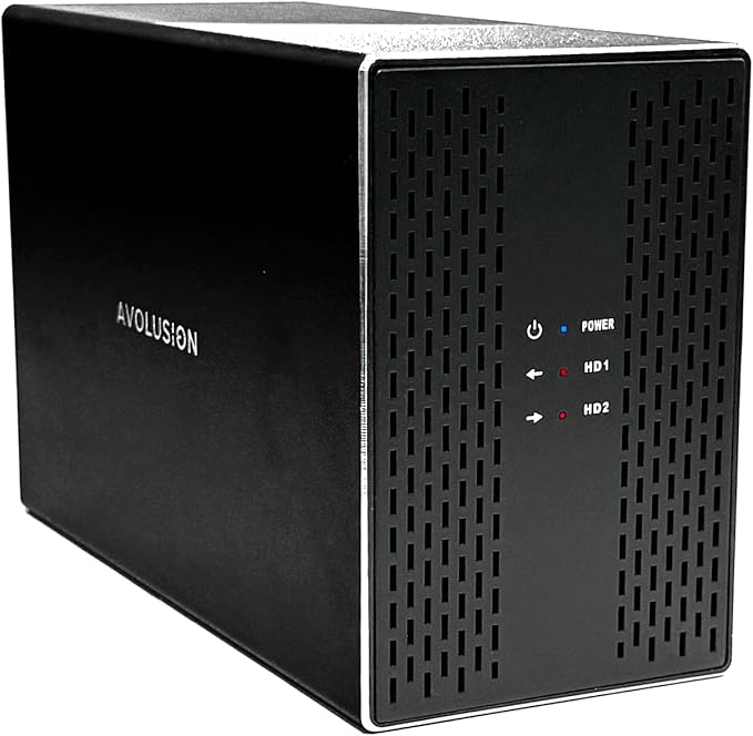 Avolusion PRO-T2 Series 24TB (12TB x2) Dual Bay USB 3.0 External Hard Drive (JBOD, RAID0, RAID1, Big) for Desktop PC / Laptop (Windows OS) (Renewed)