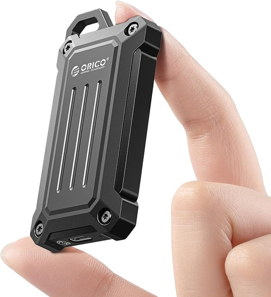 ORICO 2 TB Portable SSD Up to 2000 MB/s USB 3.2 Gen 2 x 2 External Solid State Drive, Zinc Alloy Design, Water and Dust Resistance for Outdoors Professionals, Photography, PSSD - MINI20