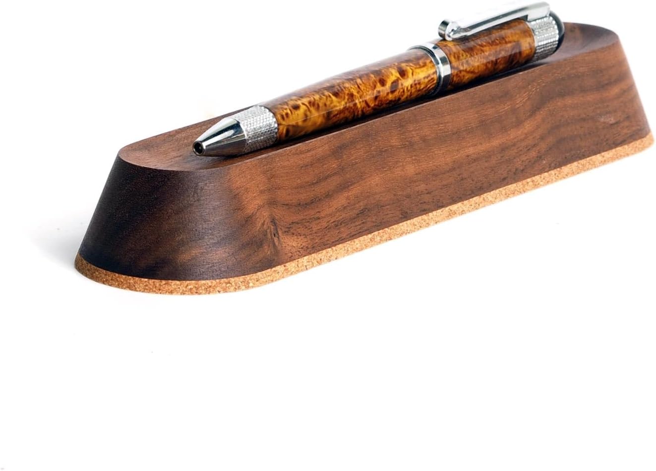 Wood Pen Tray â Handmade Walnut Desk Organizer, Minimalist Pen Holder for Office, Home, Gift (MODEL-2-WALNUT)