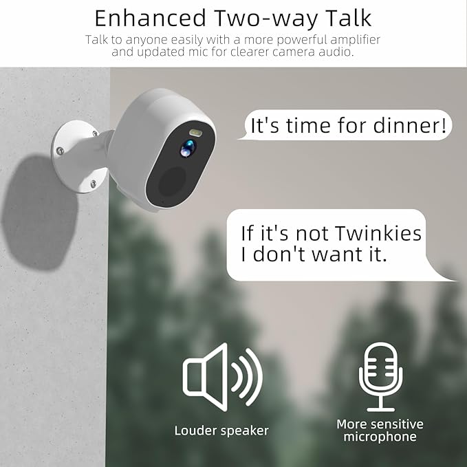Security Cameras Wireless Outdoor 5G/2.4G WiFi, 2K Indoor Home Camera with AI Motion Detection, Color Night Vision, Siren,Waterproof, 2-Way Talk,Works w/Alexa&Google Assistant,SD/Cloud