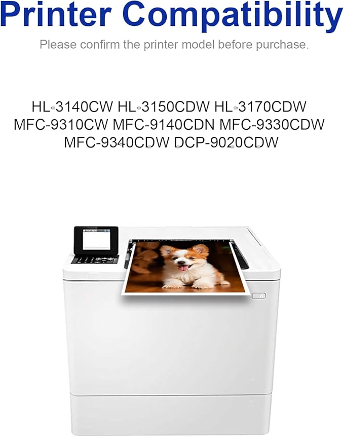 LR2231001 LY6753001 Fuser Unit Compatible for HL-3140CW HL-3150CDW HL-3170CDW MFC-9310CW MFC-9140CDN MFC-9330CDW MFC-9340CDW DCP-9020CDW Printers（110-120V）
