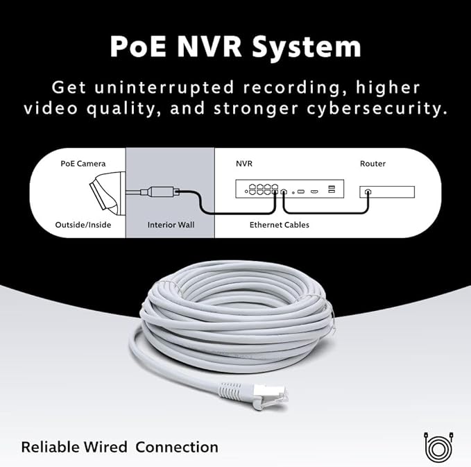 Swann AdvancedX™ Wired NVR 4K Security Camera System, 8 Channels, 4 PoE Dome Cameras Outdoor, 1TB HDD Storage, Color Night Vision, Smart AI Video Analytics/Alerts, Advanced Motion Detect