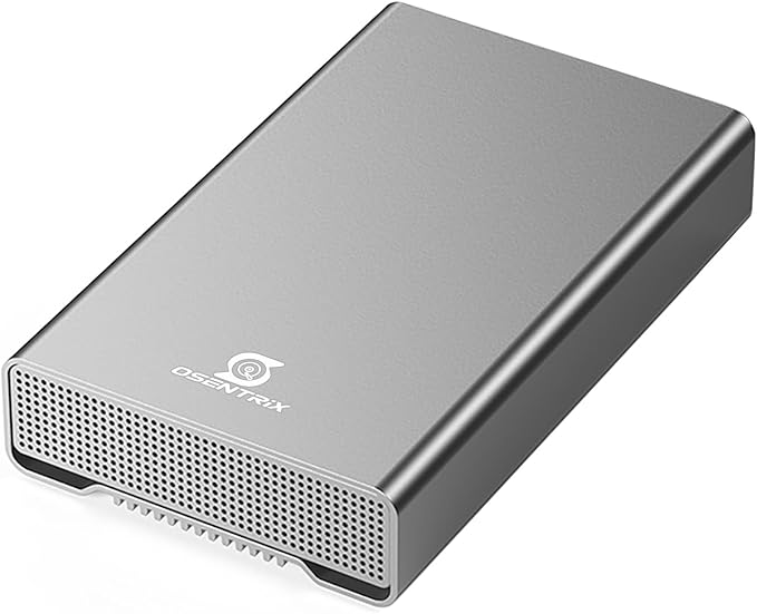 GX100 10TB USB 3.2 Gen 2 USB-C External Hard Drive with USB Hub for Windows or MacOS Desktop PC/Laptop - 2 Year Warranty