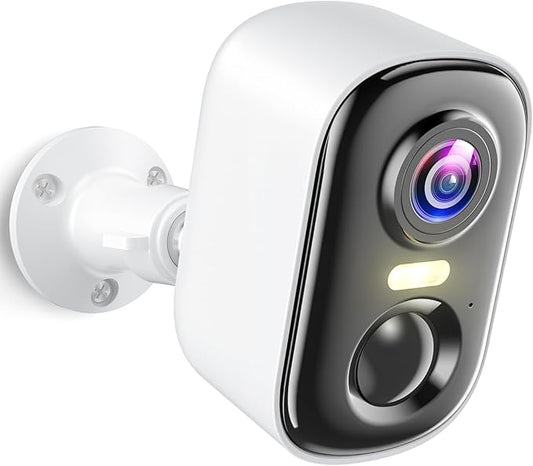 Security Cameras Wireless Outdoor, 2K Battery Powered WiFi Cameras for Home Security with AI Motion Detection, Color Night Vision, Siren Alarm, 2-Way Talk, IP66 Waterproof, Cloud/SD Storage