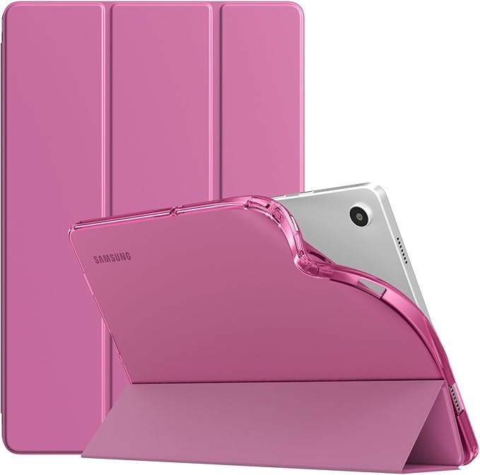 TiMOVO Case for Samsung Galaxy Tab A9+/A9 Plus 11" 2023, Slim Soft TPU Translucent Frosted Back Protective Cover for Galaxy Tab A9+ Tablet SM-X210/X216/X218, Auto Wake/Sleep, Pink Purple