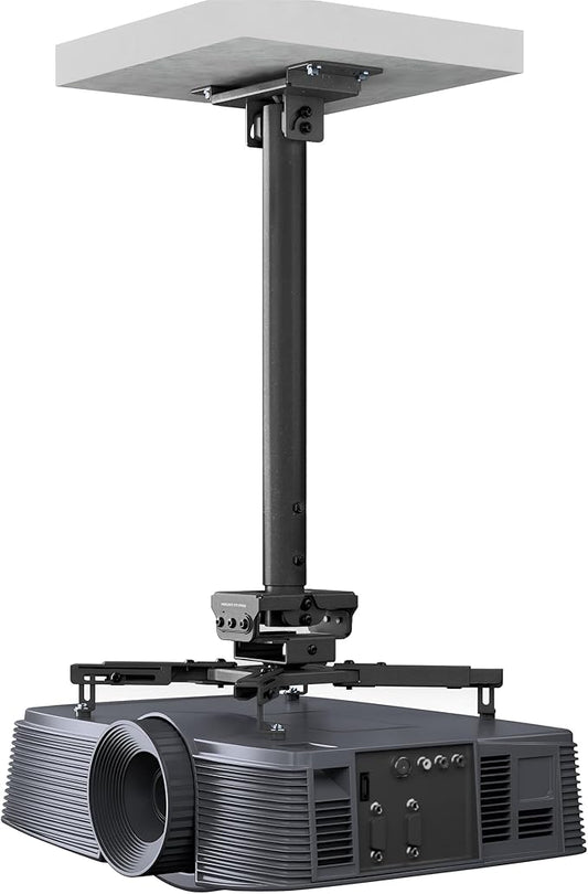 Mount-It! PRO Projector Ceiling Mount, 23.8-35.6" Extension, Heavy-Duty Commercial Grade Ceiling Projector Bracket, 77 Lbs Weight Capacity