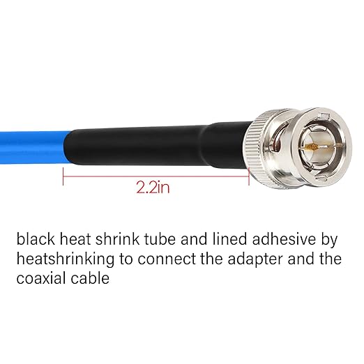 XRDS -RF 20FT SDI Cable, 3G/6G-SDI Cable BNC Digital Video Cables 75 Ohm RG59 BNC Male Cables for 3G/6G HD SDI Monitor Video Recorder Converter Splitter Security Camera