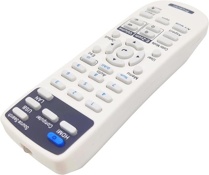 2198635 Projector Remote Control for Epson BrightLink EB-735Fi, Home Cinema 1080, PowerLite 992F/ E20/ EB-720/ EB-725W/ EB-L200SW/ EB-L520U/ EB-L630U/ EB-L730U/ X49