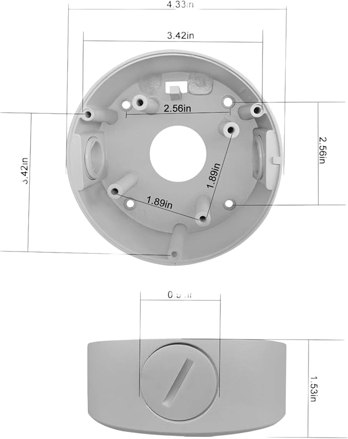 4K PoE Security Camera, 8MP IP Turret Dome, Big Sensor, Built-in Microphone, Smart Dual-Light Color Night Vision, IP67 Outdoor/Indoor, NDAA Compliant, ONVIF Compatible (White Box)