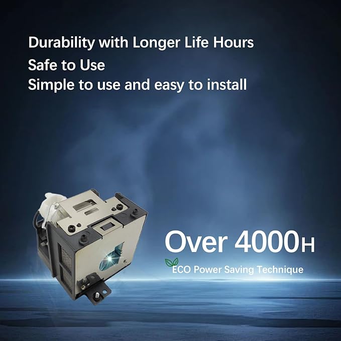 AN-100LP Replacement Projector Lamp Bulb Compatible with Sharp XR-105/10S 10X/11XC/20S/20X/HB007/HB007X;XG-MB50X/MB50XL/MB55/MB55X/MB65/MB65X/MB67/MB67X;XV-Z3100/Z3000/Z100, with Housing