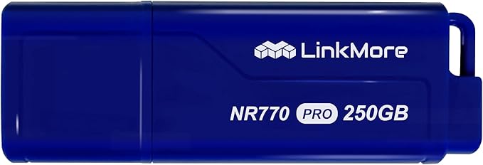 LinkMore NR770 250GB USB 3.2 Gen2 Flash Drive, Read Speed up to 1000MB/s, Write Speed up to 800MB/s, Thumb Drive