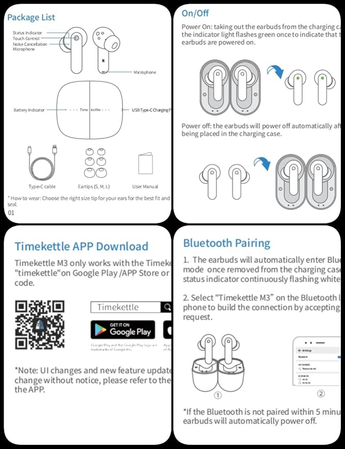Timekettle W4 Pro AI Interpreter Earbuds, Real-Time Bidirectional Voice Translation,40+ Languages, Video and Call Translation,for Global Business, Compatible with iOS/Android