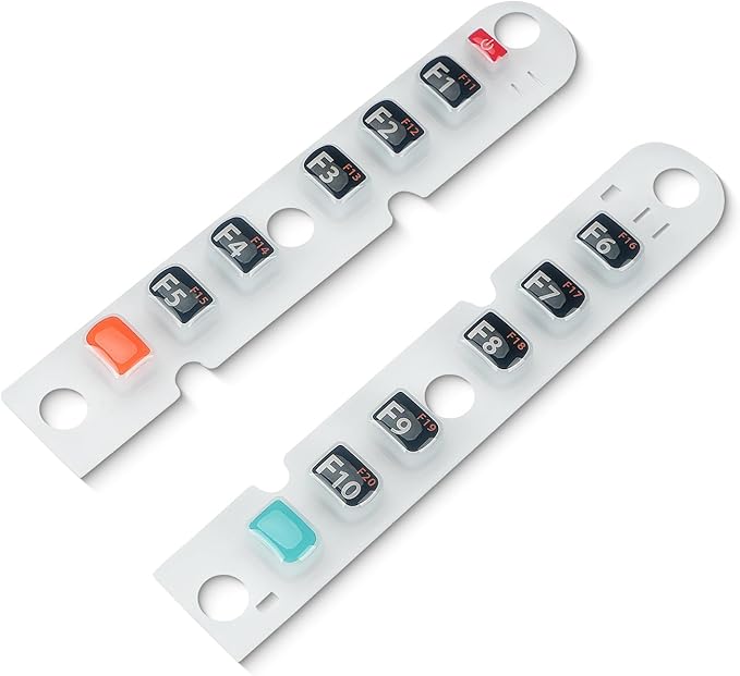 Rubber Function Keypad Set (12-Key) for Honeywell Thor VM1A Vehicle-Mounted Computer,Keyboard