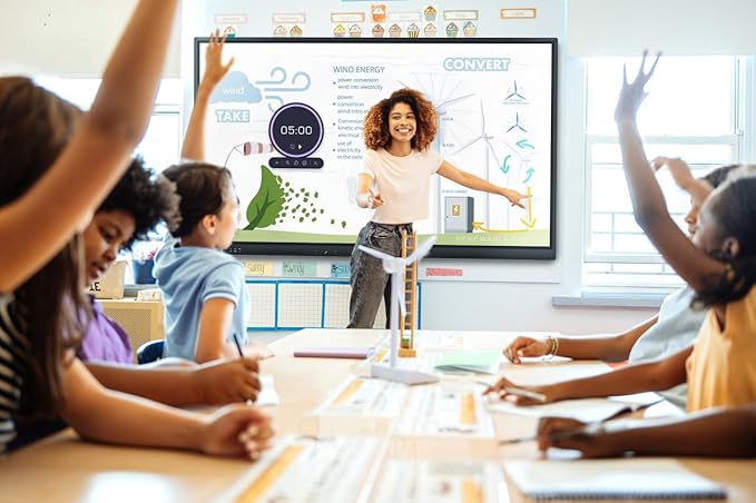 Promethean ActivPanel LE 86” High Specification Digital Whiteboard, 4K UHD, Interactive Display, Android OS, EDLA Certified, 3 Year Onsite Support