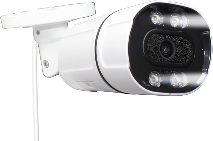 Sinis 5mp Security IP Camera, Human & Motion Detection,100Ft Dual Light Night Vision, Wired Only Work with NVR, IP67, 2.8mm Lens, Build in Mic, Surveillance Outdoor Indoor PoE Bullet Camera