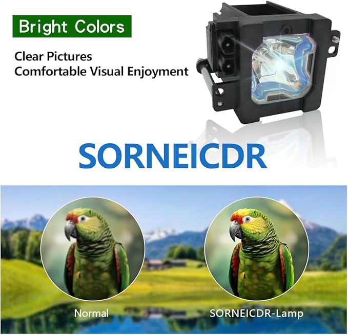 TS-CL110UAA Replacement Projector Lamp Bulb Compatible with JVC HD-52FA97 HD-52G456 HD-52G566 HD-52G576 HD-52G586 HD-52G587 HD-52G657 HD-52G786 52G787, with Housing
