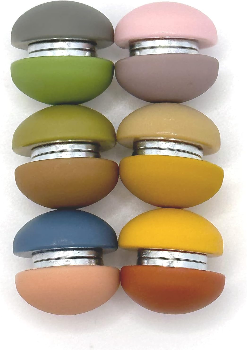 12PCS Strong Fridge Magnets, Colorful Decorative Matte Refrigerator Magnets, Cute Classroom Whiteboard Magnets, for Office Classroom Cabinets and Dishwasher
