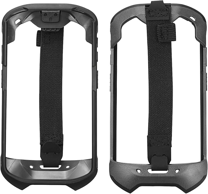 Protective Cover Case Rugged Boot with Hand Strap for Zebra TC51 TC52 TC56 TC57 TC510K,Case for Handheld Barcode Touch Mobile Computer,Scanner Accessories(Black)