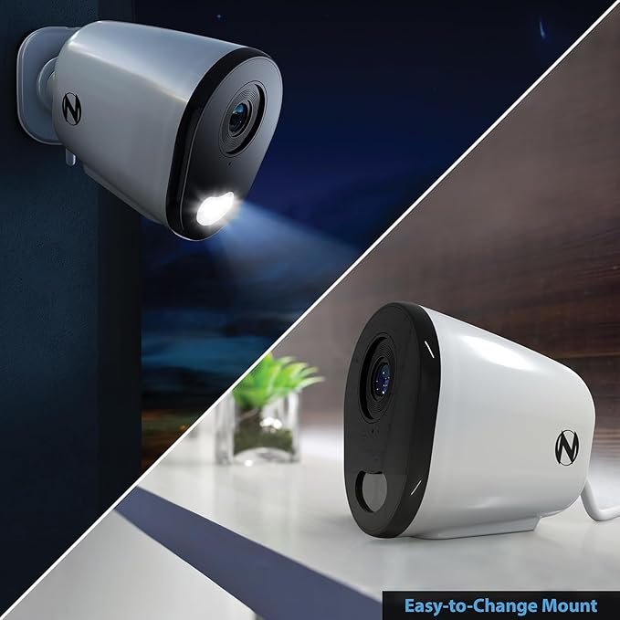 Night Owl 10 Channel Bluetooth Video Home Security Camera System with (6) Plug-in Wi-Fi 4K HD Indoor/Outdoor Spotlight Cameras with 2-Way Audio and 1TB Hard Drive (Expandable up to 10 Cameras)