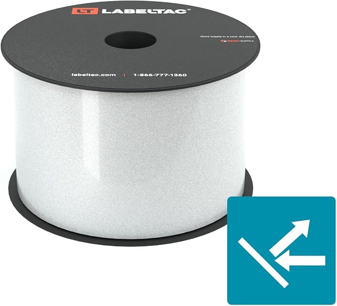 LabelTac LT4/LT4P/LTPX Reflective Tape Supply 3" x 75' White