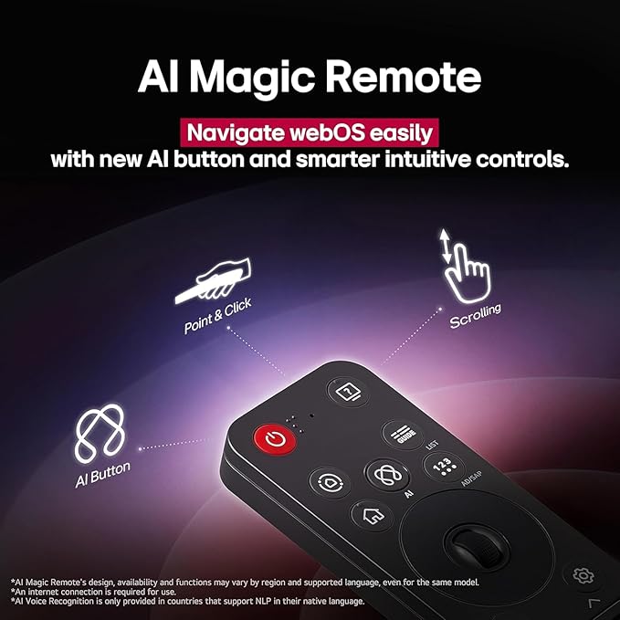 LG 55-Inch Class OLED AI 4K B5 Series Smart TV w/Dolby Atmos, Dolby Vision, HDR10, AI Super Upscaling 4K, Filmmaker Mode, Wow Orchestra, Alexa Built-in (OLED55B5PUA.AUSZ, 2025)