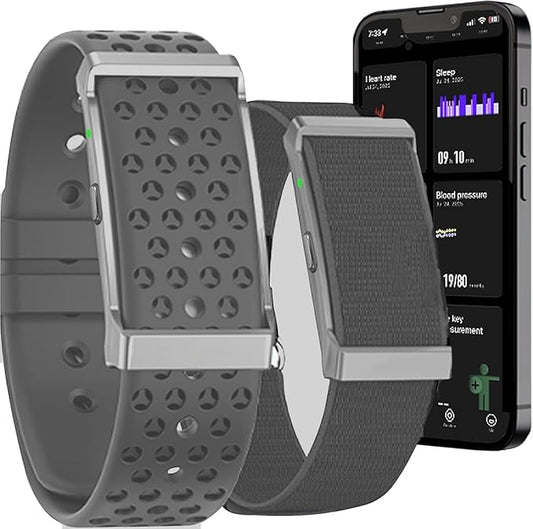 Activity & Fitness Trackers,All-Day Automatic Continuous Monitoring of Health Data SpO2/ Heart Rate/Blood Pressure/Sleep Stress/IP68, Fitness Tracker for120 Sport Modes,Smart Bracelet Free App