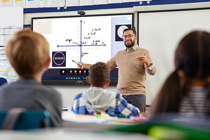Promethean ActivPanel 10 Premium 75" High Specification Digital Whiteboard for Office or Classroom, 4K UHD, OS Flexible Device, Panel Included, 3 Year Onsite Support