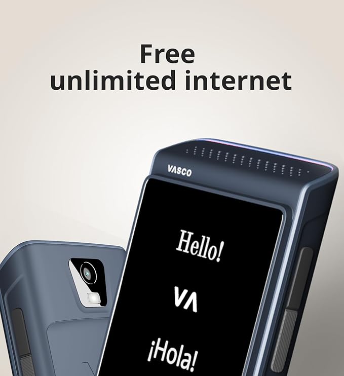 Vasco Translator Q1 | AI Voice Cloning Language Translator Device | 113 Languages | Free Lifetime Internet in Nearly 200 Countries | Mystic Plum