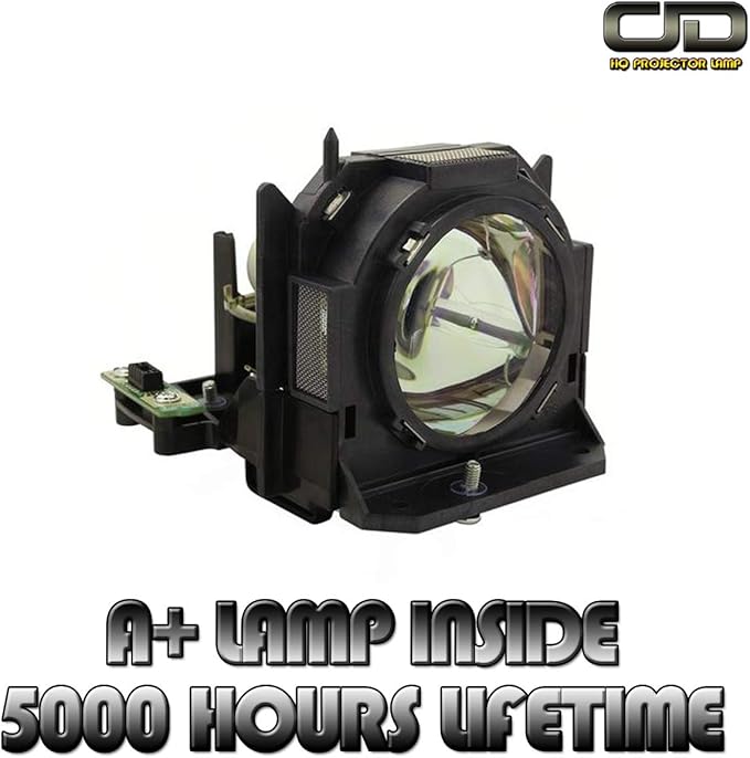 CJD ET-LAD60 Original Genuine Replacement Lamp with housing for Panasonic PT-D5000,D6000,DW530,DW6300,DX500,DZ570,DZ6700,DZ6710,DZ680,DZ770(OEM Bulb Inside)